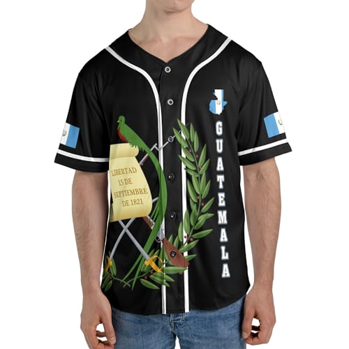 Custom Guatemala Baseball Jersey, Personalized Guatemalan Flag Pride Shirt for Men and Women, Personalized Guatemala Jersey miniatura 5