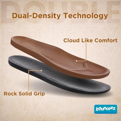 Image of WALKAROO Men's Fashion Sandals with Cushion Sole, Dual Straps with Buckles and Lightweight - WE1363