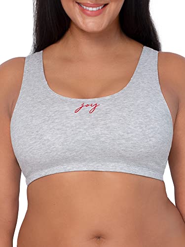Image of Fruit of the Loom Women's Built Up Tank Style Sports Bra Fashion Colors