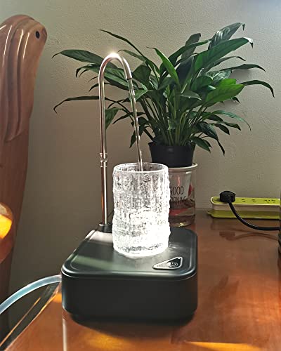 Water Dispenser Countertop 2In1 Portable Electric Water Bottle Dispenser Pump For 5 Gallon & Universal Bottles Usb Rechargeable Table Water Dispenser For Home Office (Water Dispenser) #TOP7