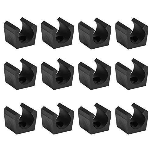 Wenxiaw Clip de Taco de Billar Soporte para Clip de Taco de Billar Clip de Señal de Soporte Soporte para Taco de Billar para Tacos de Billar, Snooker, Juego de Racks de Tacos de Billar, 12 Piezas