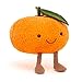 Jellycat Amuseables Clementine Stuffed Toy, Small 5 inches - Fruit Plush - Fun Gift Idea