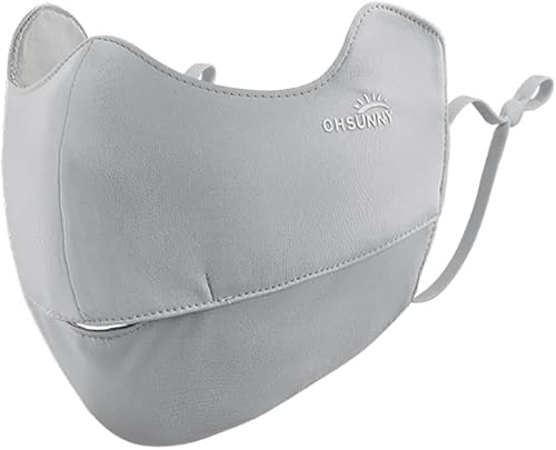 Miniatura 7 de Cubierta facial de protección solar UPF 50+ Anti-UV para mujer, máscara de protección facial transpirable SLN3M308D