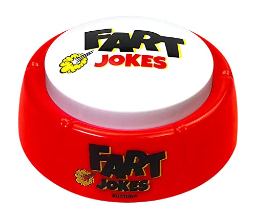 Fart Jokes Button - 40 Funny Jokes and Sounds - Hilarious Talking Toy for Office Humor, Games and...