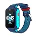 TCL 4G Video-Call-Smartwatch, GPS-Tracking, 2MP Kamera, Bis zu 7 Tage Akku, 1,54" Display, Aktivitäts-Tracking, Kinder-UI, SOS-Taste, Wechselband, Ohne SIM, Speed-Blau