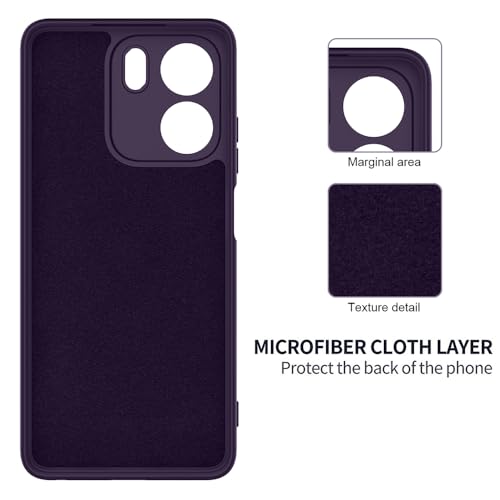 Image of amazon basics Mobile Cover for Oppo A5x 4G / A5x 5G | Full Camera Protection | Premium Liquid Silicon Case | Flexible Bumper Case for Oppo A5x 4G / A5x 5G (Purple)