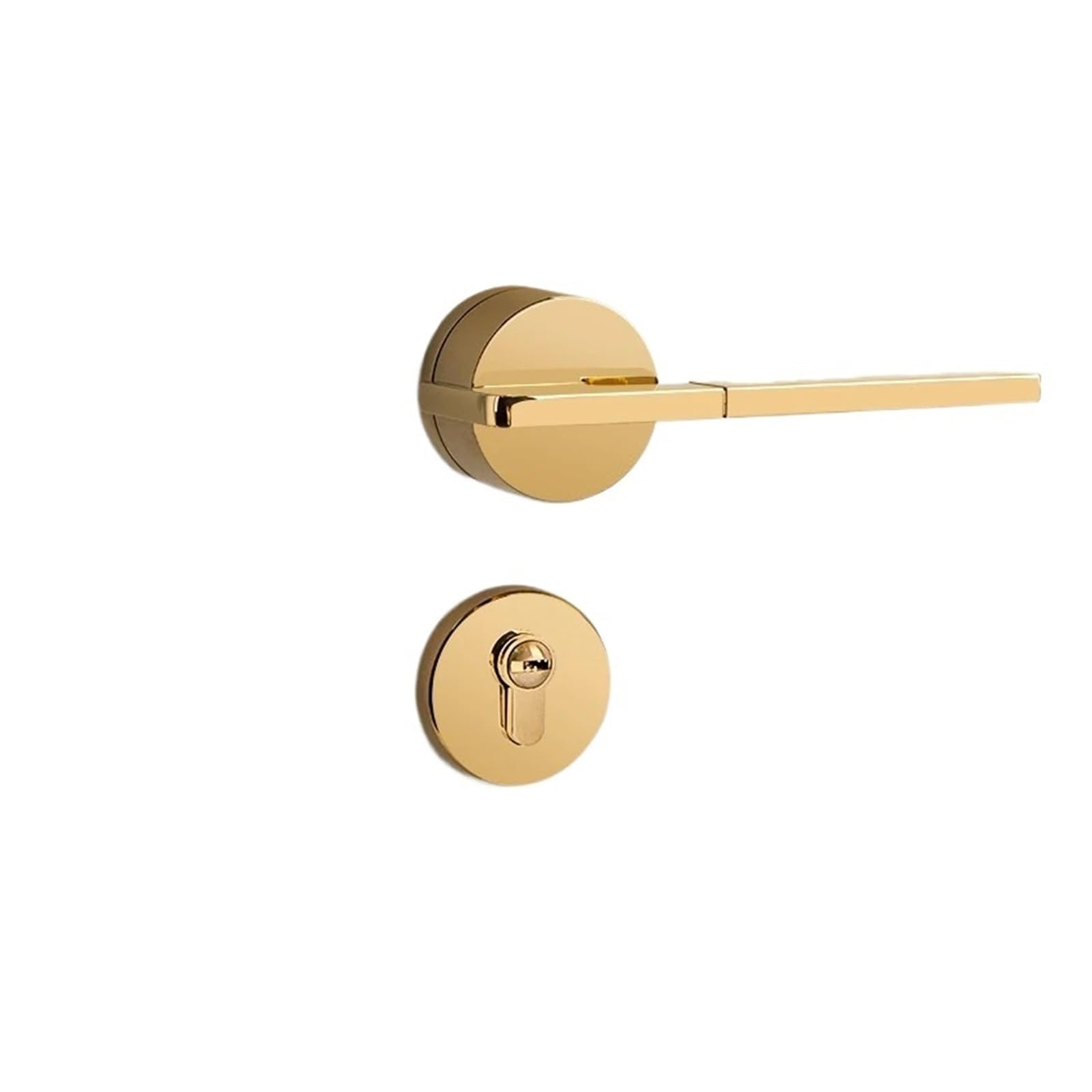 OPTEPYOE Handle Lock Indoor Door Household Silent Split(Set-E_72MM)