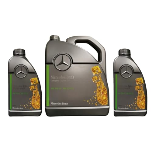 Mercedes-Benz Genuine SAE 5W30 Engine Oil 7L Fully Synthetic Low Ash LoAsh Specification MB 229.52 GB, IE 7 Litre OEM Original Motor Oil Superior Engine Protection & Efficiency