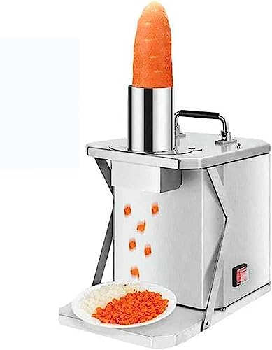 ZXCVBNMQ Electric Vegetable Slicer Commercial Grade with 10mm Blade, Automatic Stainless Steel Fruit and Vegetable Cutter for Onions, Potatoes, Carrots, Cucumbers