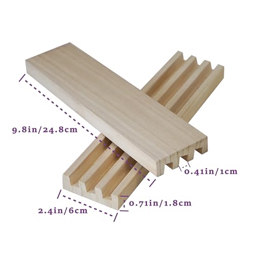 DNB Wooden Domino Racks Set de 8 Soportes miniatura 4