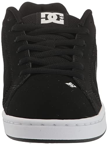 DC Men's Net Skate Casual Shoe, Black/Armor/Black, 142
