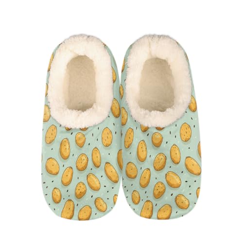 GeMeFv Cute Potato Slippers for Women Slipper Socks...