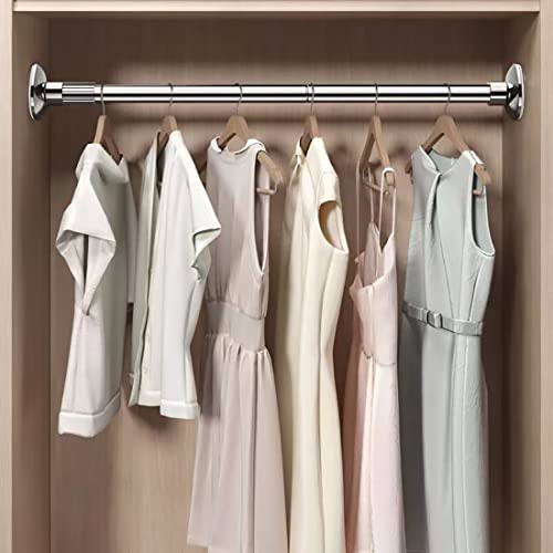 Blu-Pier Tech Adjustable Shower Curtain Rod, Rustproof Expandable Stainless Steel 304 Metal Shower Rod 28-72 Inches Telescoping Design Exquisite Customizable For Bathroom,Ss304 #TOP5