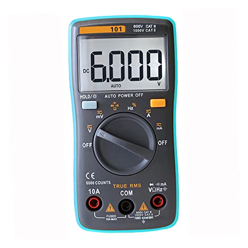 Multimètre numérique Richmeters RM102 pour tests électriques AC DC et température