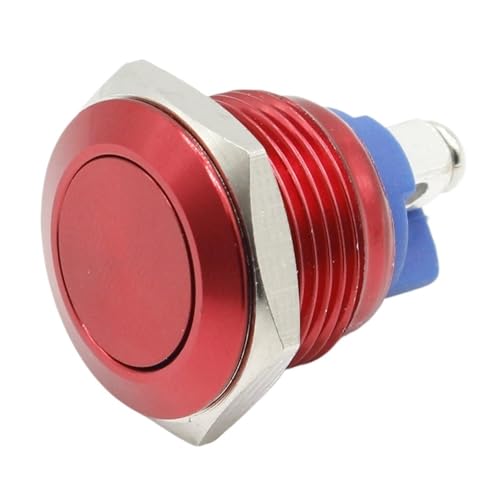 Bouton-poussoir momentané métallique 16mm pour remplacer un interrupteur défectueux