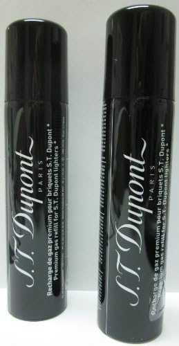 S.T. Dupont Gas Refill 2 Pack - Maxijet, Minijet, Xtend, Ligne 2 Torch 430 by DuPont