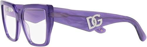 Miniatura 3 de Dolce & Gabbana Marco de gafas DG 3373 Fleur Purple 5316145 mujer, Púrpura (Fleur Purple)