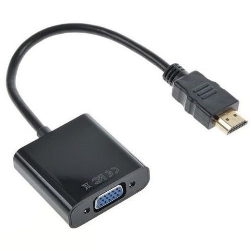 1080P HDMI Male to VGA Female Video Converter Adapter Wire for Raspberry Pi B+ B