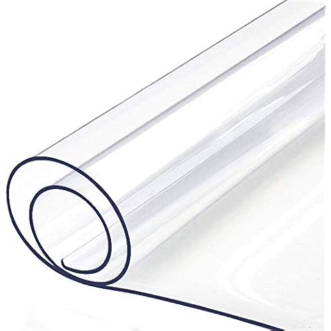 BigHala Clear Plastic Table Protector 24" x 48" Cover