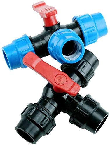 T-Verbinder 3-Wege-Adapter für Schlauch PPR/PE/PVC, schnelle Wasserleitung, Ventil-Anschluss, für grüne Räume, Gartenarbeit, Gartenproduktion Cover