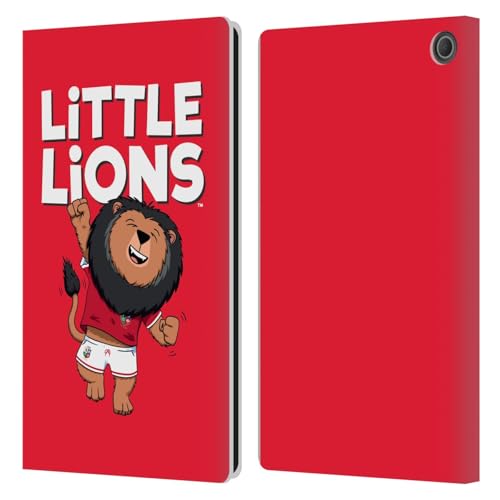 Étui portefeuille Amazon Fire Max 11 2023 cuir British and Irish Lions