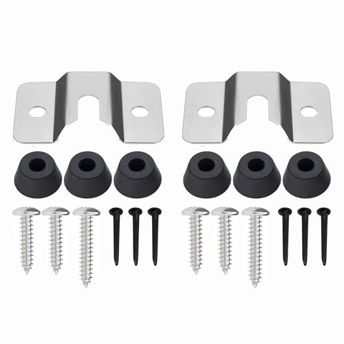 TenCloud (2-Pack) Dart Board Hanging Kit Dartboard Holder Wall Mounting Bracket hooks for hanging Screw Hook Set Accessories Kits