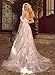 Fair Lady Women's A line Wedding Dresses Long for Bride with Train 2025 Lace Beaded Tulle Summer Elegant Bridal Ball Gowns Champgane 16