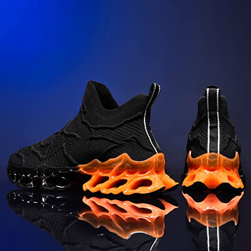 Image of Poramea Mens Slip on Loafers Walking Tennis Shoes Laceless Running Blade Sneakers Mesh Trail Jogging Casual Athletic