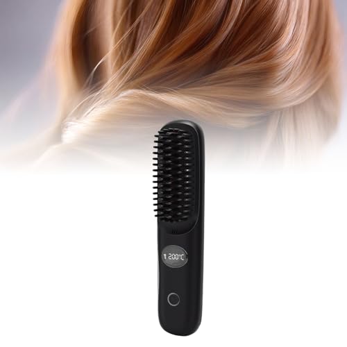 Cepillo Alisador de Pelo Recargable USB Sin Cable miniatura 7