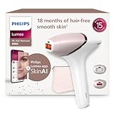 Philips Lumea IPL 9900 Series Haarentfernungsgerät mit SenseIQ & SkinAI Technologie – Alternative zur Laserhaarentfernung – 2 Aufsätze für Körper & Gesicht (BRI950/02)