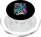 Photo Gallery i wear teal e purple in memory my son suicide prevention popsockets popgrip per magsafe Photo Gallery i wear teal e purple in memory my son suicide prevention popsockets popgrip per magsafe