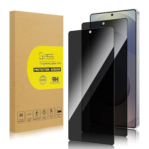 Lokyoo 2 Pièces Verre Trempé Anti-Espion pour Samsung Galaxy S25 Ultra Ecran Anti Espion Film en Verre Trempé, Dureté Ultra-Résistante 9H, Sans Bulles, Compatible...