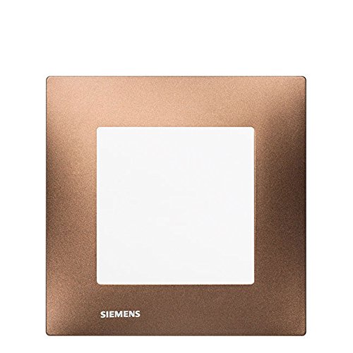 Va et Vient à Voyant Blanc Delta Viva + Plaque Métal Marron
