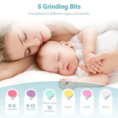 Blendura Baby Electric Nail File, 6 in 1 Electric Nail File for Children of All Ages - Image 4