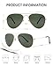 JOOX Polarized Aviator Sunglasses for Women Men, UV400 Protection Lens and Lightweight Metal Pilot Frame