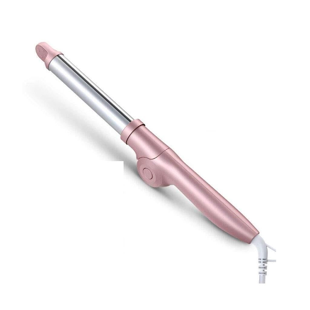Electric Ceramic 25mm Hair Curler Portable Foldable Curling Iron with Adjustable Temperature 360 Rotatable Negative Ion Heating