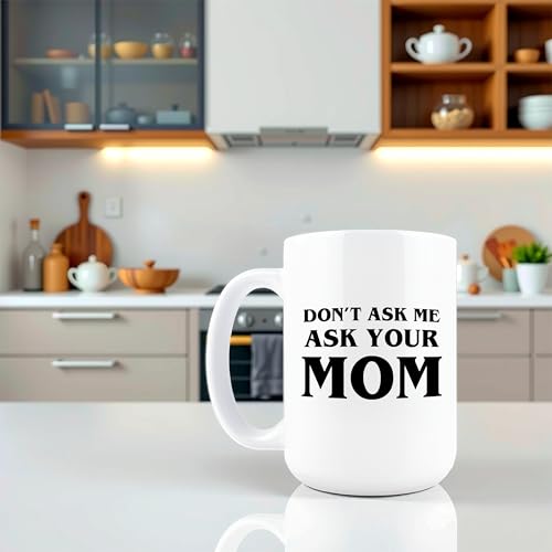 Taza de cerámica Hogg para papá 15 oz Ask Your Mom miniatura 6