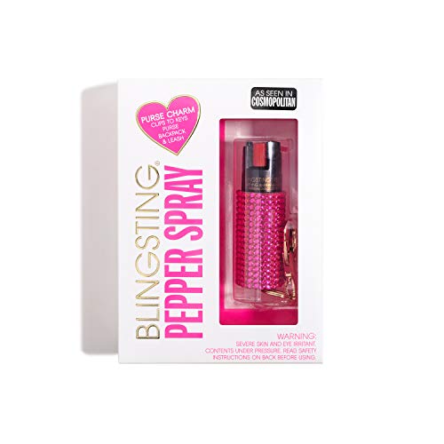 Blingsting Pepper Spray Keychain For Women Pink #TOP1