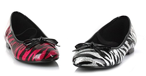 Ellie Shoes Children's 0 Inch Heel Zebra Ballet Slipper3