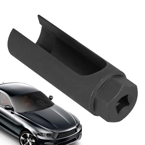 Ristyur - Llave de tubo para sensor de oxígeno, espaciador de sensor de oxígeno para coche | Casquillo para sensor 2, extensión espaciadora de acero de 22 mm - Espaciador de sensor 2