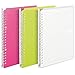 Kokuyo Campus Easy-Carry Slim Binder "Smart-Ring" A5 20-Ring Set OF 3 (Vivid Pink, Green & Clear, A5)