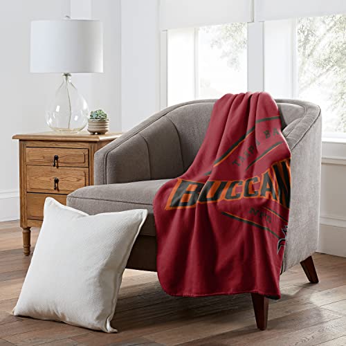 Northwest NFL Tampa Bay Buccaneers Unisex-Adult Fleece Throw Blanket, 50" x 60", Campaign
