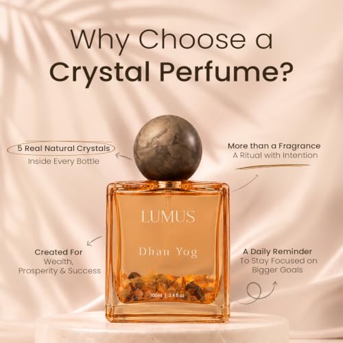 Lumus Store पर जाएं Lumus Dhan Yog Crystal Perfume, 100ml - Image 5
