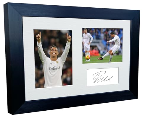Opiniones y reviews de Poster atletico madrid Top cinco. 31 Kitbags & Lockers Firmado Christiano Ronaldo Real Madrid Foto con Autógrafo Memorabilia A4