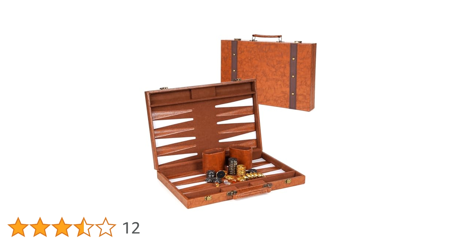 バックギャモン by HACKETT LONDON ＊革張り hanover_large_backgammon_in_sa