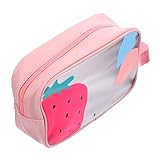 Avec des fermetures à glissière et des poignées robustes, votre volonté et votre sécurité, trousse à cosmétiques transparente, contenant de rangement pour maquillage