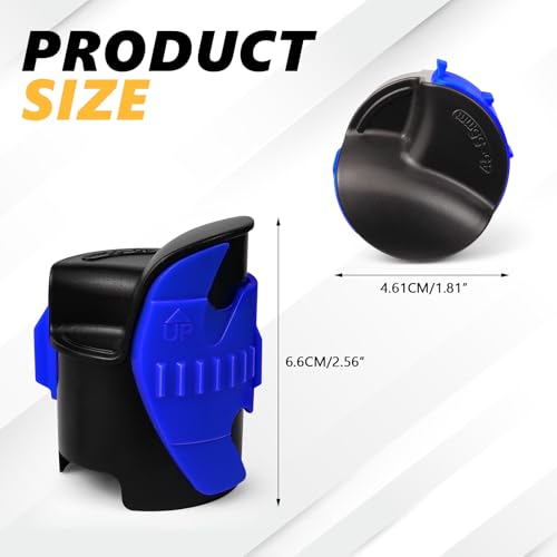 Image of 2PCS Motorcycle Fork Seal Cleaner Tool, Front Fork Seal Clean Tool, Universal Cleaning Shock Repairing Absorber Tool for 45mm-55mm, Dirt Bike Motorcycle Accessories (Blue)