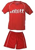 trikotsatz jako Trikotset mit DEINEM NAMEN + NUMMER !! Einfach eine Nachricht an den Verkäufer schicken mit den Daten wir bedrucken das Trikot auf der Rückseite individuell. Kinder Trikot + Fußballhose.