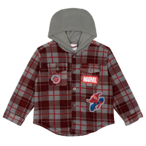 Image of Marvel Hooded Zip-Up Puffer Jacket Toddler to Big Kid