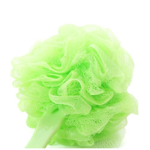 Bestrice 18in Long Handle Bath Body Back Brush Shower Nylon Mesh Scrubber Loofah Sponge Large Head (Green)